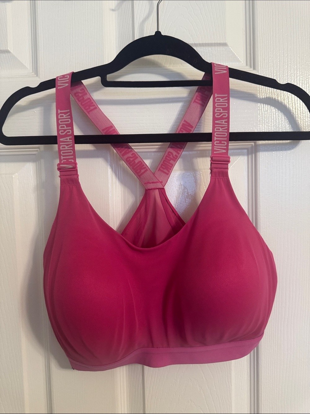 Victoria's Secret Hot Pink High-Impact Racerback Sports Bra